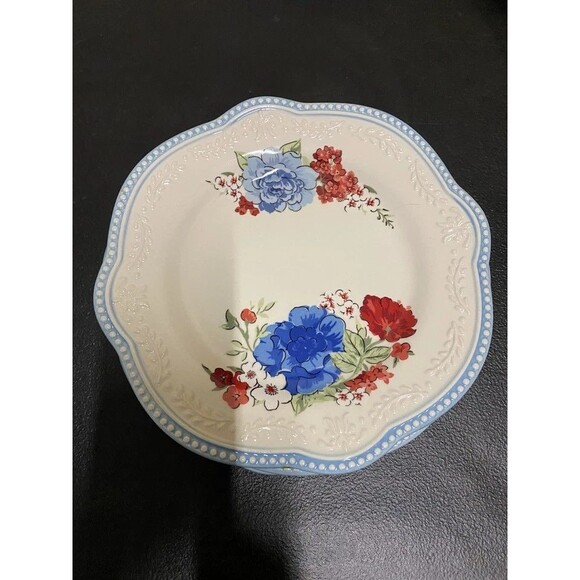 Pioneer Woman ~ CLASSIC CHARM ~ 8.75" ~ Stoneware ~ Salad Plate - Picture 1 of 3